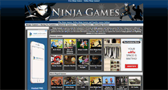 Desktop Screenshot of ninja-games.biz
